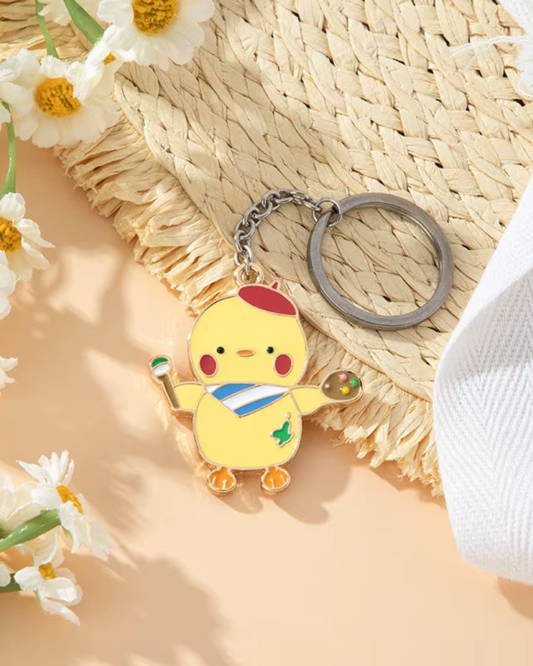 Artsy Birb Keychain