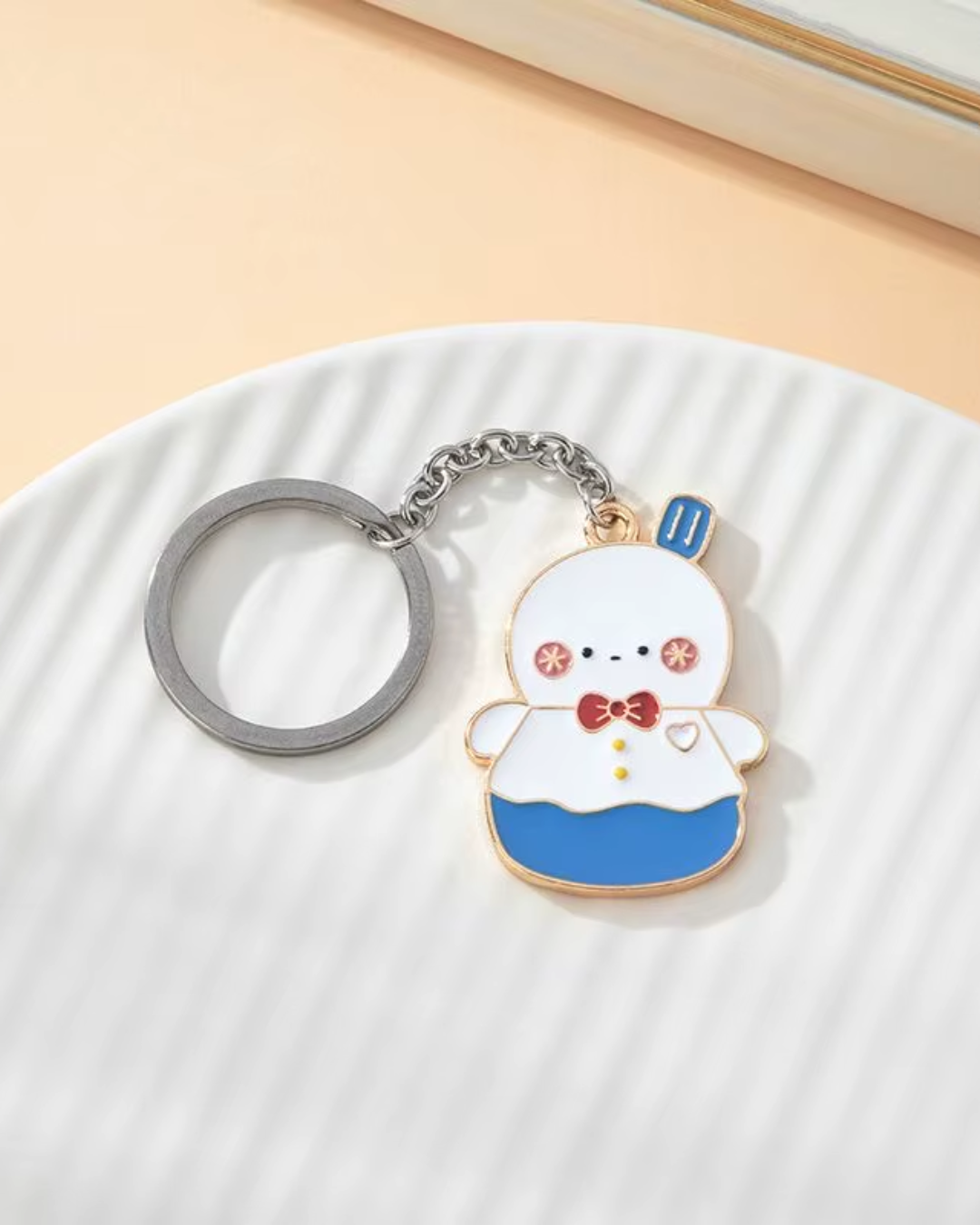 Happy Snowman Keychain